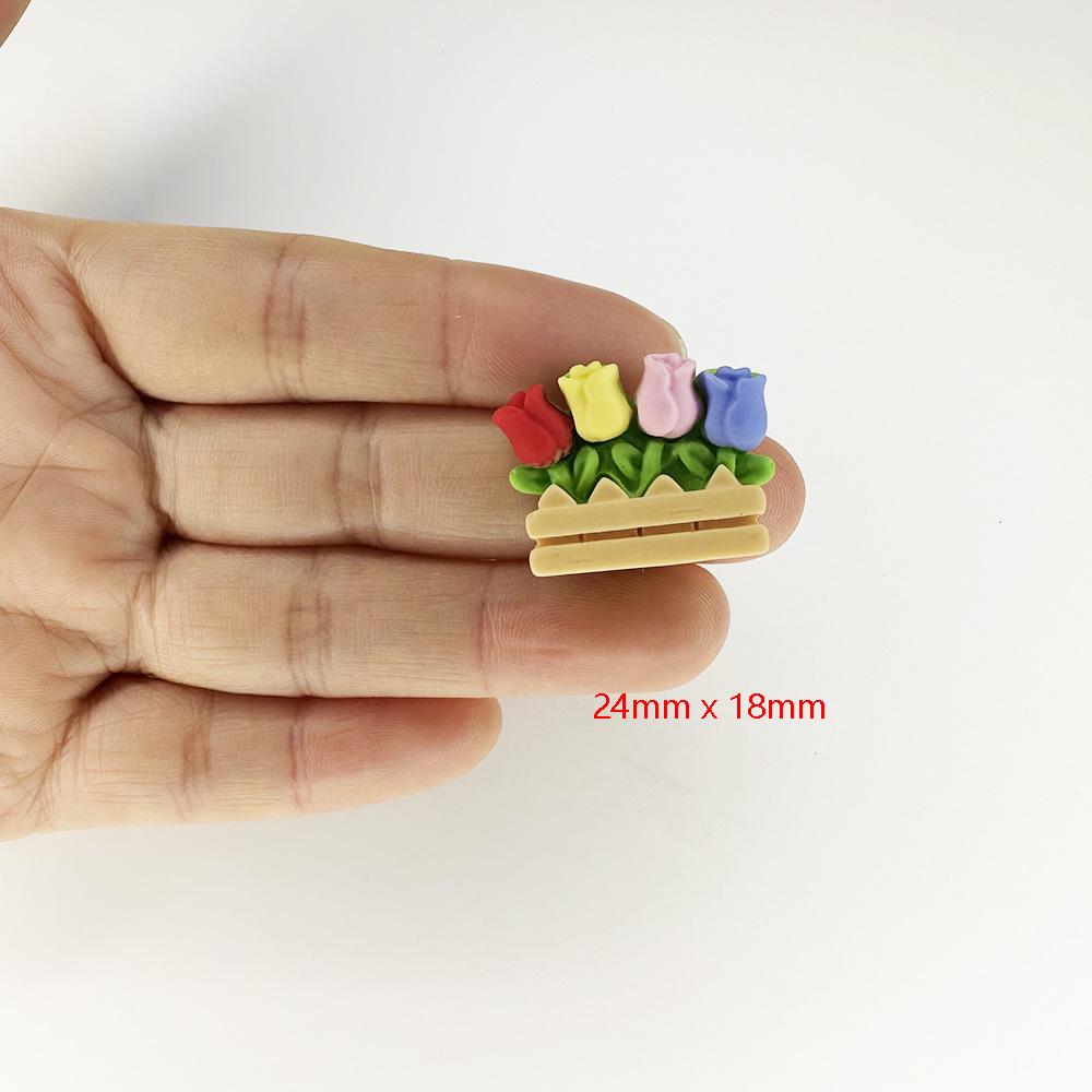 Lovey Cartoon Forest Farm Rural Animal Life Flatback Resin Cabochons Kids Doll House Elf Props