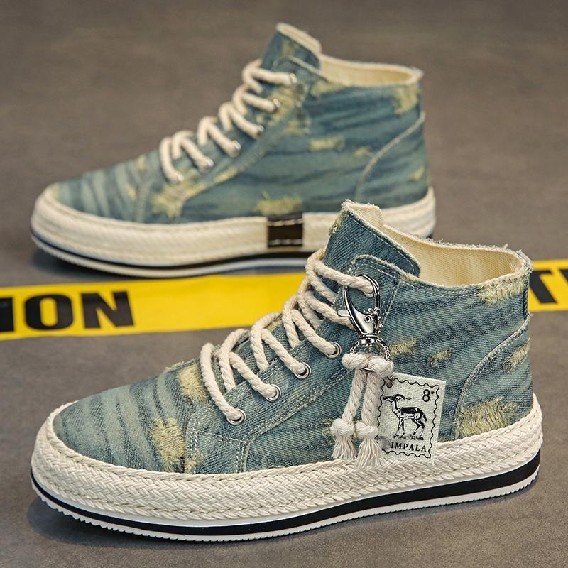High-top Canvas Shoes Men's Student Sneakers Men's Shoes