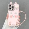 Applicable To Apple 16promax Mobile Phone Case 13 Cute Puppy Doll Lanyard Iphone15 Women's 14 Advanced Sense