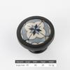 Nordic Style Blue Flower Ceramic Cabinet Pulls Non-slip Furniture Handles Knobs for Drawer Wardrobe Home Decor