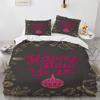 Merry Christmas Printed Duvet Cover Set For Kids Teen Christmas Gift Party Polyester Bedding Set With Pillowcase King Queen Size