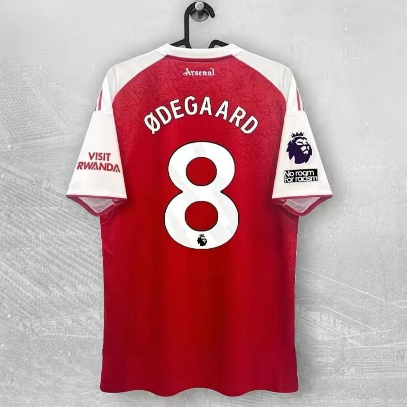Arsenal Hazai Futballmez ''-'' Szurkolói Kiadás Egyedi Név Szám Rövid Ujjú Futball Szett Férfi Női
