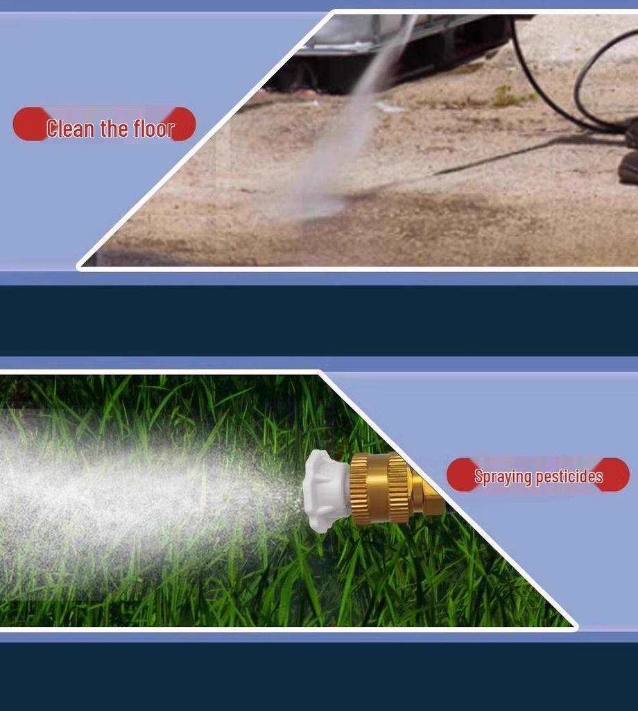 Portable German Cordless Car Washer: High-Pressure Rechargeable Water Gun with Lithium Battery for Household & Commercial Use