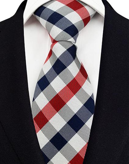 8 cm Tie Men Gravatas Plaid Checks Neckties Stripes Novelty Design Wedding Party Neck Ties Mens Shirt Accessories Gravatas