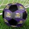 Minnesota Vikings Indoor Soccer Ball Colorful All Ages Size 5 Machine Stitched PVC Competition Ready Durable High-Bounce