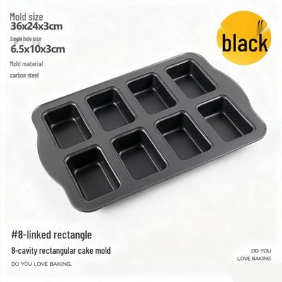 MDNG 8-Cavity Square Mini Loaf Pan Set of 2