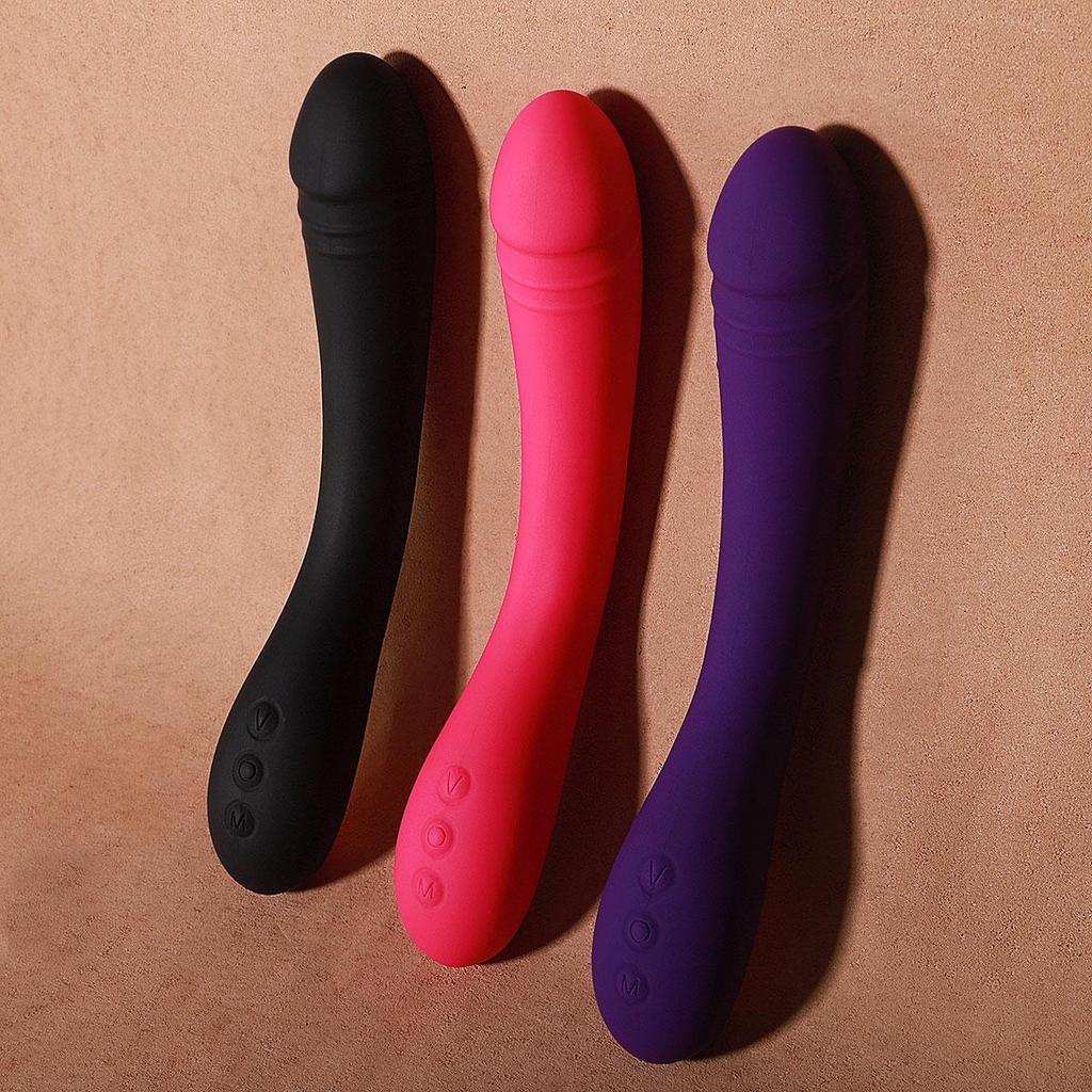 Dildo Vibrator with 10 Frequencies Vaginal Massager, G-spot Massage Stick Soft Silicone Material Magic AV Stick Adult Products for Women