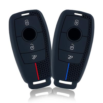 Silicone Car Remote Key Case Cover Shell Fob for Mercedes Benz A C E S G Class GLC CLE CLA GLB GLS W177 W205 W213 W222 X167 AMG