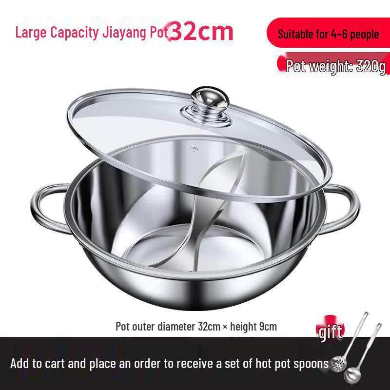 

Thickened Stainless Steel Mandarin Duck Hot Pot