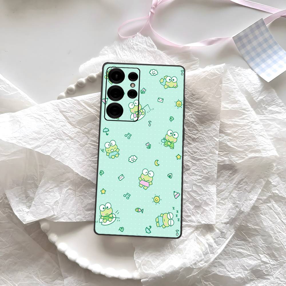 

Милый Мультяшный Чехол Для Телефона K-Keroppis Для Samsung S 24 Fe 25 Ultra Plus 20 Lite 21 30 22 23 24 22 Ultra 5G Fundas Samsung S20 5G
