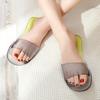 Crystal Slippers for Women's Summer Outdoor Fashion, Internet Famous Transparent Flat Sandals, Casual Beach Trendy, Non Slip