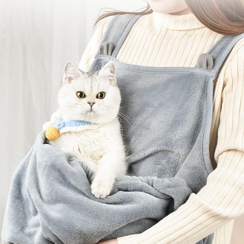 Petting Pet Travel Sleep Bag Cat Carrier Pouch Dog Puppy Plush Outdoor Shoulder Comfort Transport for Cats Apron