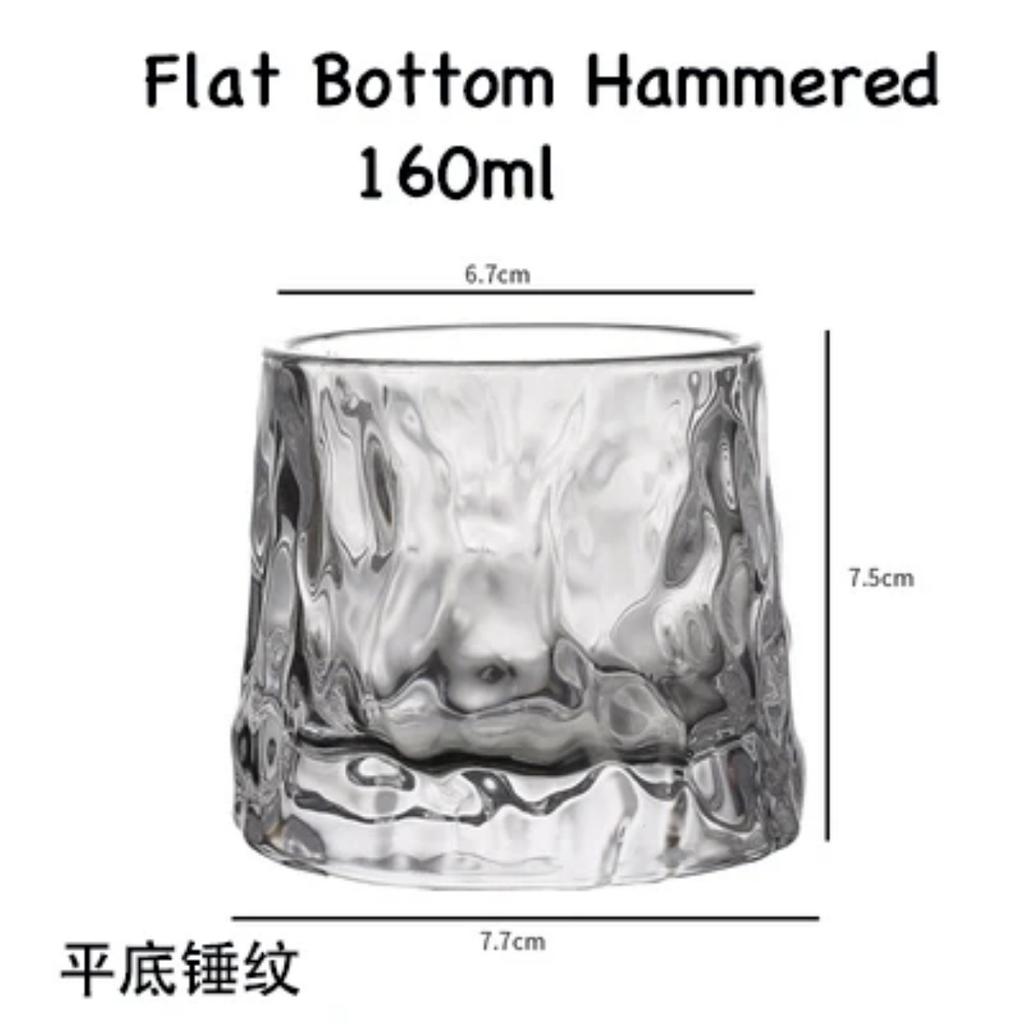 Spinning Whisky Glass Whiskey Tumblers, Old Fashioned Scotch & Bourbon Glasses