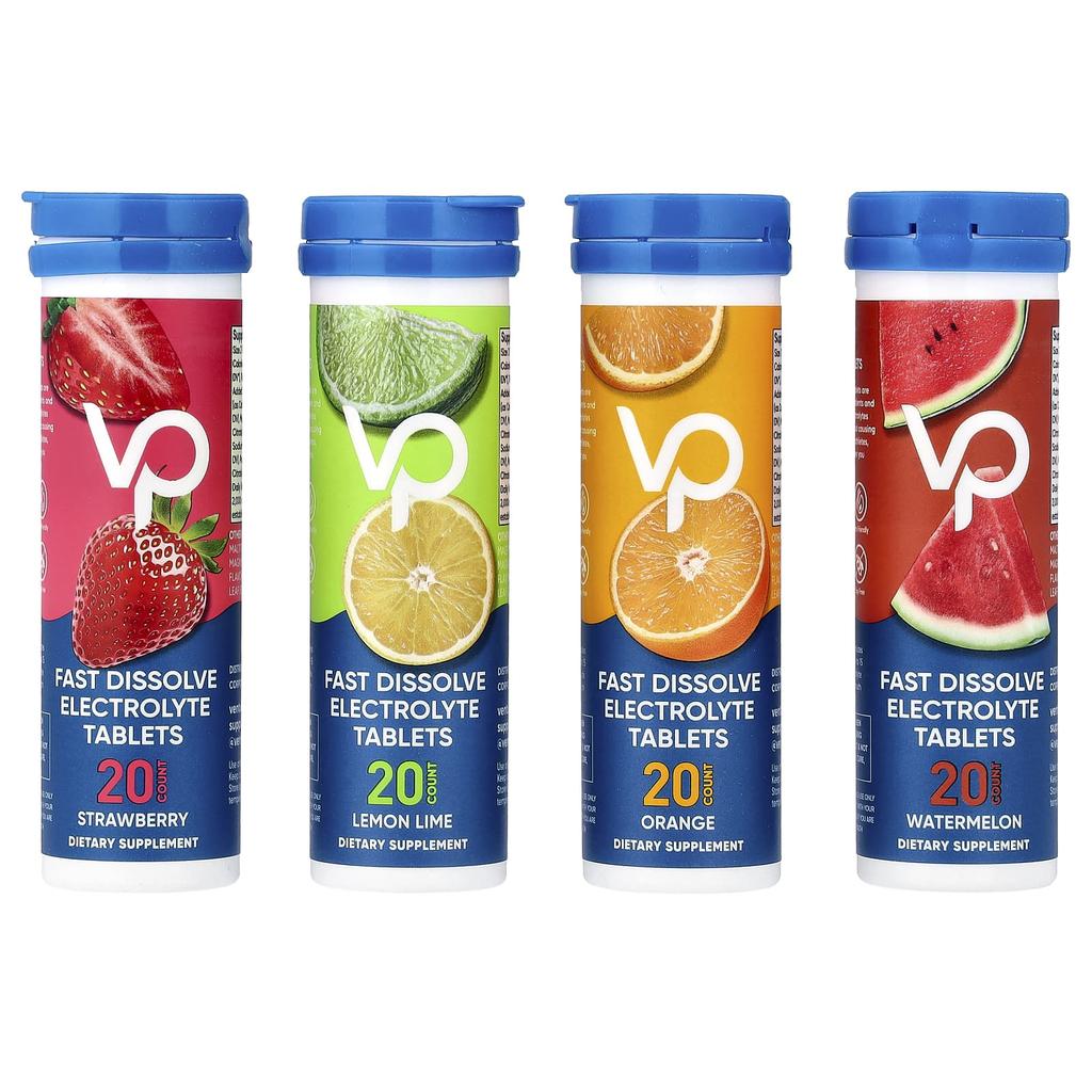Venture Pal, Fast-Dissolving Electrolyte Tablets, Variety Pack, 80 Tablets