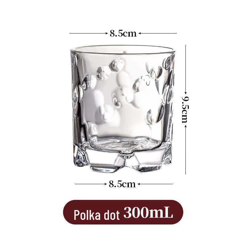 OLOEY Rotating Crystal Whiskey Glasses