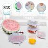 Coperchi in silicone di diverse dimensioni. 6 pezzi