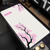 Gelbe Große Mausmatte Sakura Mauspads Große Gamer Schreibtischmatte 40x90cm Gummi Tastaturmatten Große Schreibtischmatte Beste Mauspads Mit Verriegeltem Rand