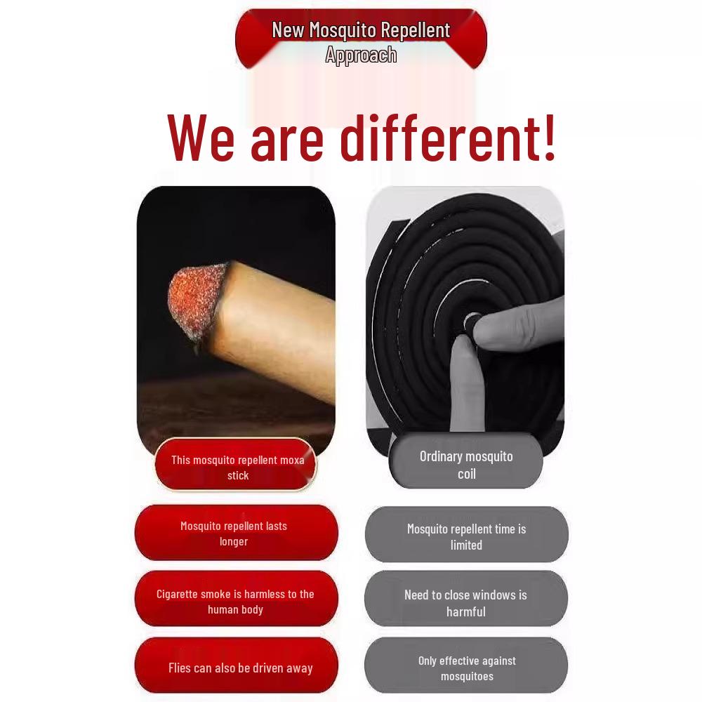 Mugwort Mosquito Repellent Incense Sticks - Indoor Use