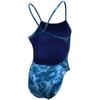 Nike Womens/Ladies Tie Dye Logo Cut Out One Piece Swimsuit