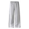 American Style Striped Waffle Knit Wide Leg Sweatpants Casual Straight Trousers Teens