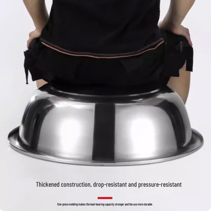 Yuzhuxun 36cm 304 Stainless Steel Vegetable Washing Basin
