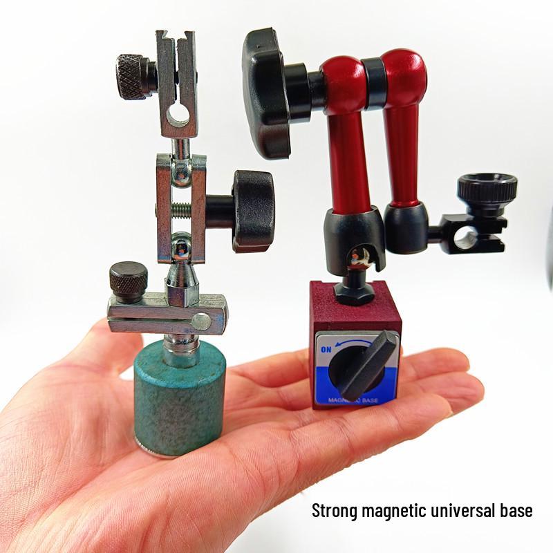 Dial Indicator with Strong Magnetic Universal Holder & Lever Micrometer for Extended Range Calibration