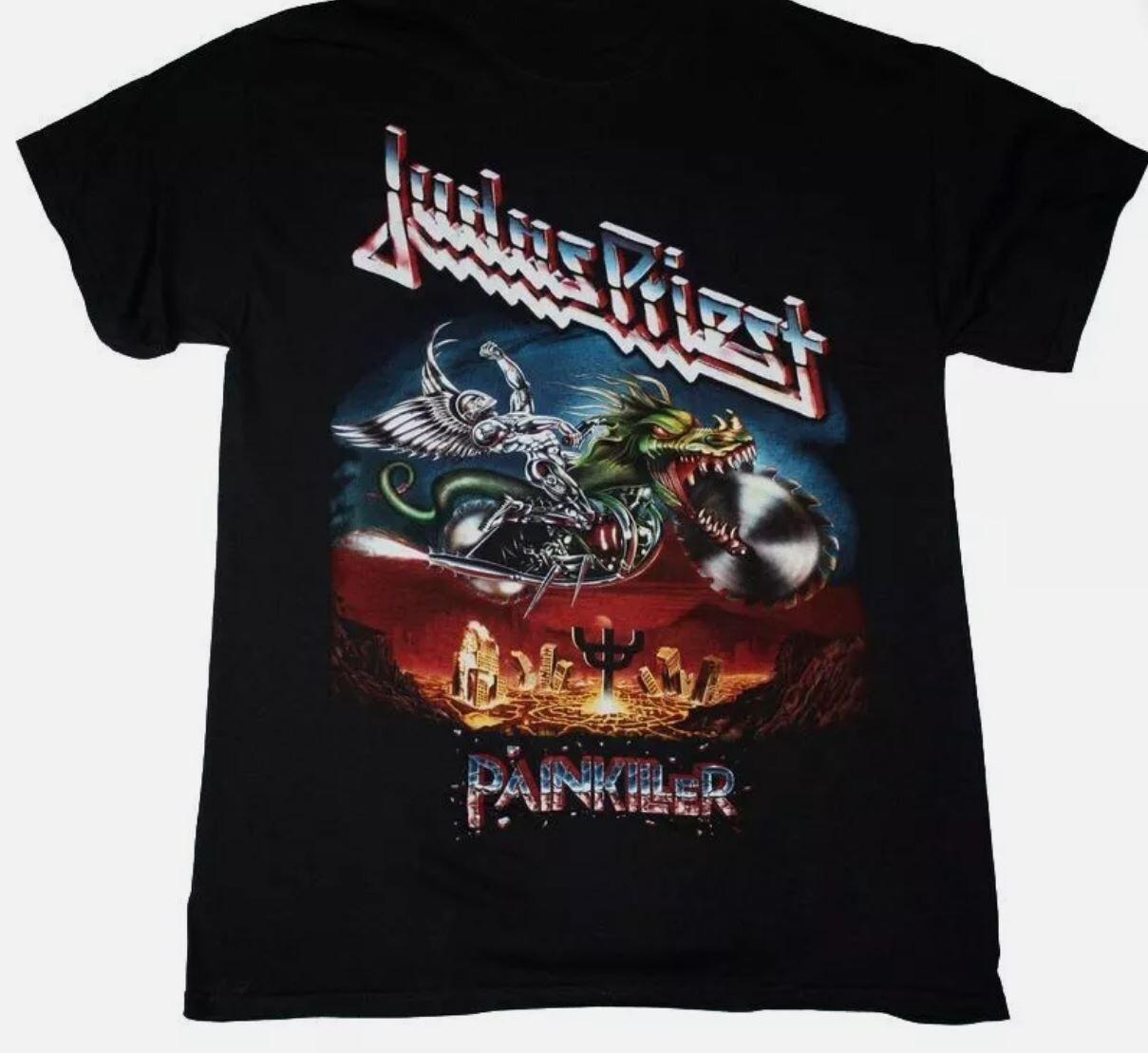 26 Judas Priest Painkiller 1990 New Black T-Shirt Unisex T-Shirt M