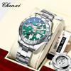 Chenxi Automatic Watches Steel Fashion Business Waterproof Mechanical Movement Skeleton Watches For Male Relogio Masculino