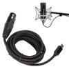 Entatial USB C Microphone Cable, 82dB USB C to XLR Female Cable Low Noise High Sampling Rate USB C to XLR Female Cable for Stage Use