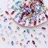 Mini Pointed Bottom Zircon Nail Art Small Zircon K9 Micro Zirconium Horse Eye Drill Pointed Bottom Mixed Water Drop Drill Nail Diamond Jewelry