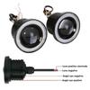1 pcs 3.5" Angel Eyes LED Fog Light Car SUV Universal White Driving Head Lamp 12V