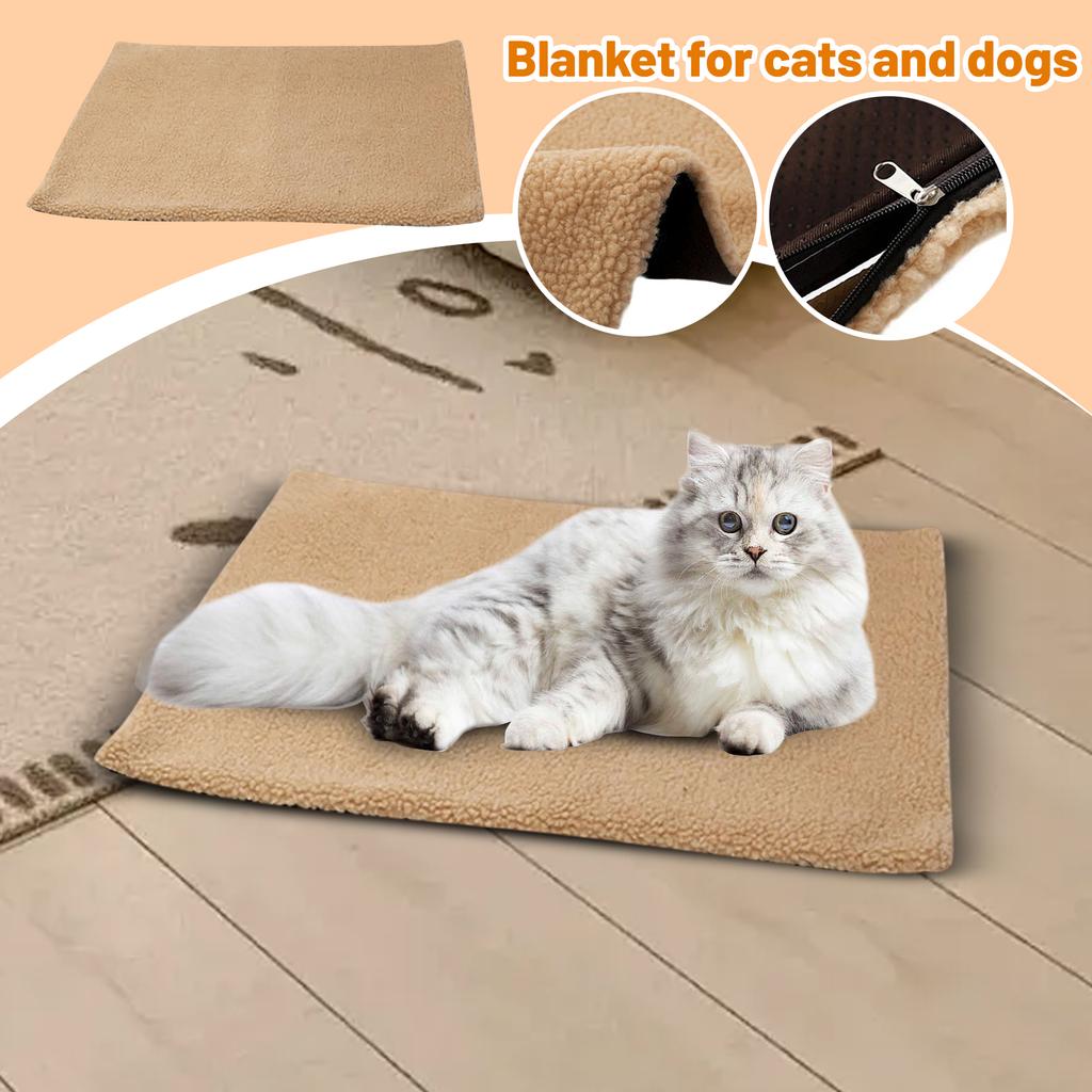 Puppy Dog Bed Mat Self Heating Winter Soft Warm Pet Rug Thermal Pad