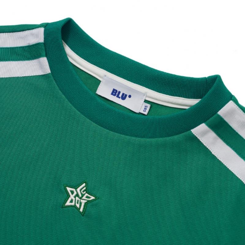 Blu Dot Cropped Short Sleeve Tee Gn