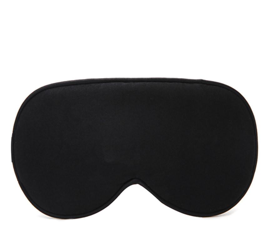 Solid Adult Color Double Sided Silk Eye Mask Sleeping Nighttime Supplies Rest