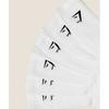 Gymshark Crew Socks 6pk Gs White I2c5d Wb57