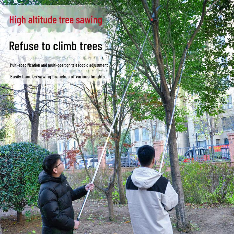Teleskopische Astsäge für hohe Reichweite: Multifunktionales Outdoor-Werkzeug zum Schneiden von Bäumen und Ästen