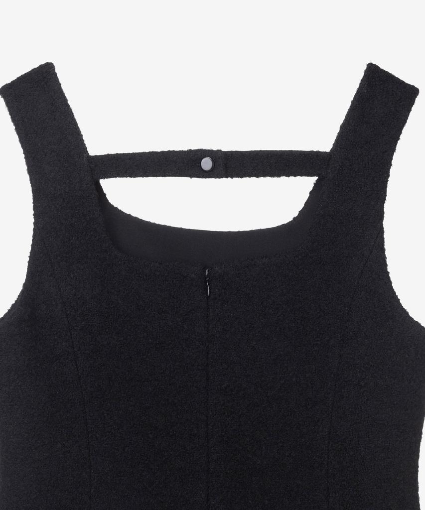 MIND BRIDGE WOMEN [W] Tweed Sleeveless Mini Dress