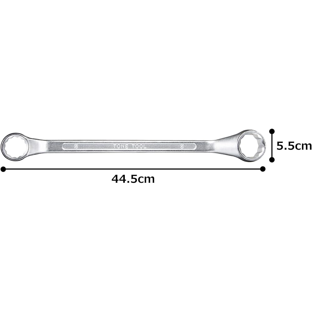 Tone Long Socket Wrench 45° HPM45-3236 32mm and 36mm Dual Size Gray