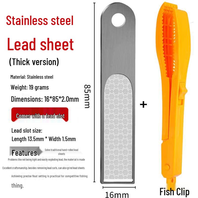 Thickened Stainless Steel Lead Sheet Roll for Fishing Accessories