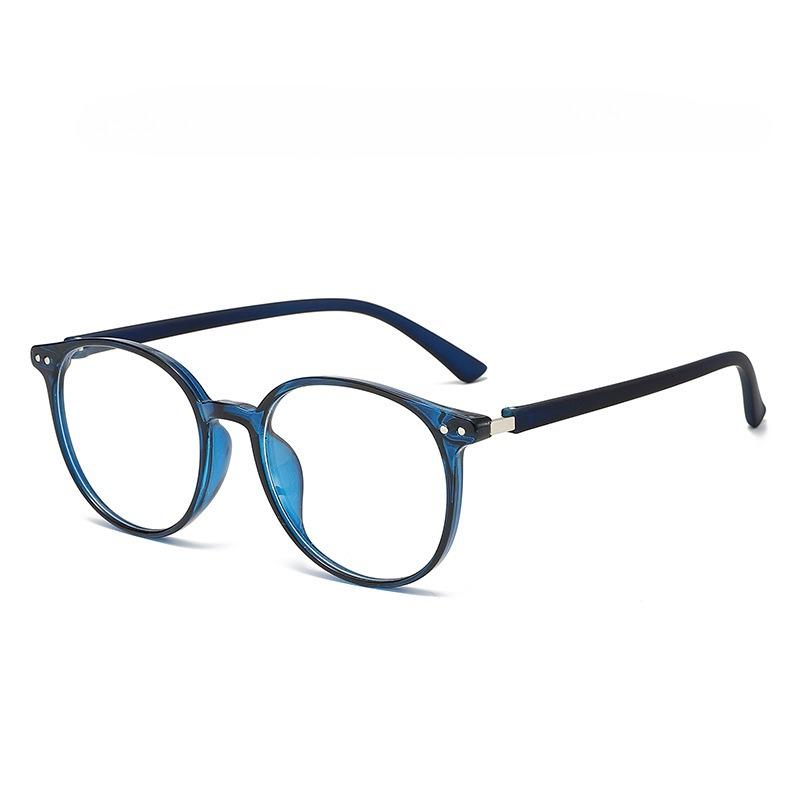 Fashion Round Frame Anti-Blue Light Presbyopia Glasses Unisex Retro High-Definition Comfortable Reading Eyewear 0 To +4.0