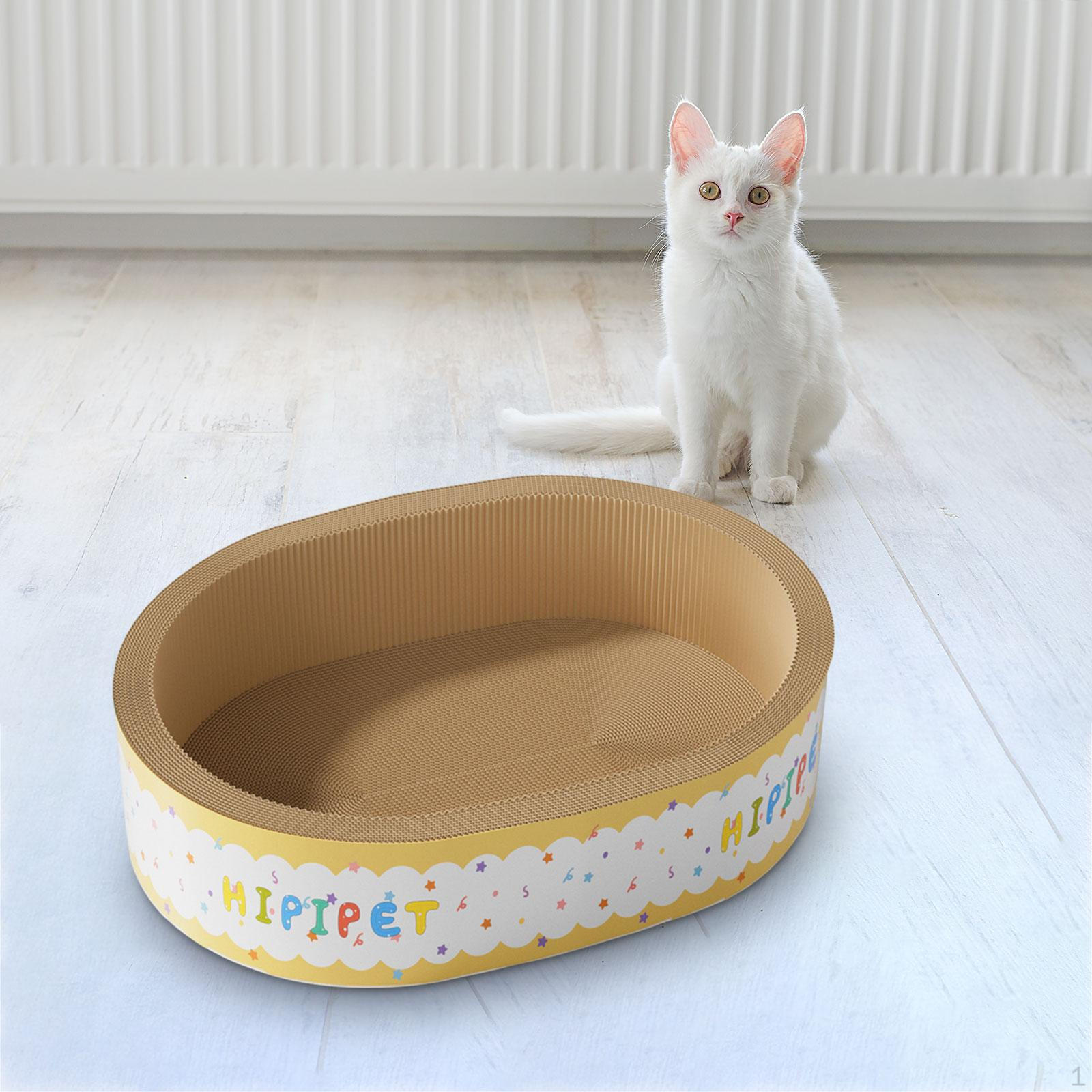 

Кровать-когтеточка и миска для кошек с лежанкой-когтеточкой жёлтый