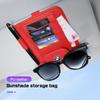 Leather Car Visor Glasses Clip Multi-Pockets Sunglasses Storage for BMW E70 E90 F48 G30 G20 G70 X1 X2 X3 X5 X6 X7 M3 M5 M6 i8 i7 RL7