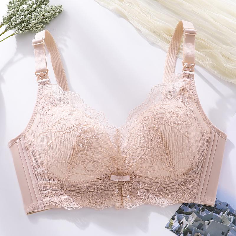 

Дышащий кружевной бюстгальтер для кормления для беременных и кормящих женщин L (36/80BC)