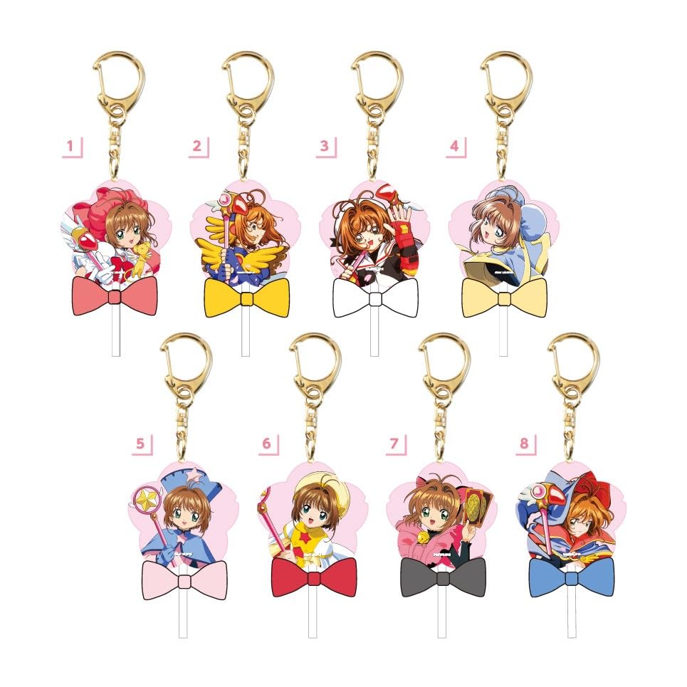 Cardcaptor Sakura Candy-Shaped Acrylic Keychains, Box of 8