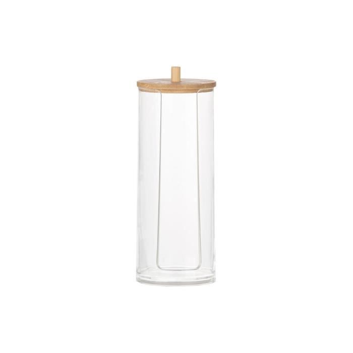 Porte-Coton En Acrylique Ø7x17cm Ba72113 Andrea House - Accessoires de salle de bain - Contemporain - Design