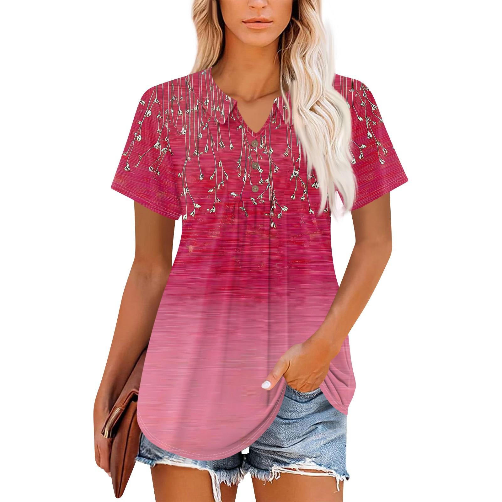 

Женские топы с коротким рукавом и V-образным вырезом, летние деловые повседневные рабочие футболки XXXL