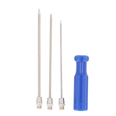 3PCS Livestock Trocar Stainless Steel Dispensing Stomach Deflation Needle Veterinary Equipment
