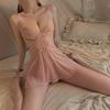 New new sexy lingerie mesh transparent pure desire perspective temptation suspender skirt nightdress summer