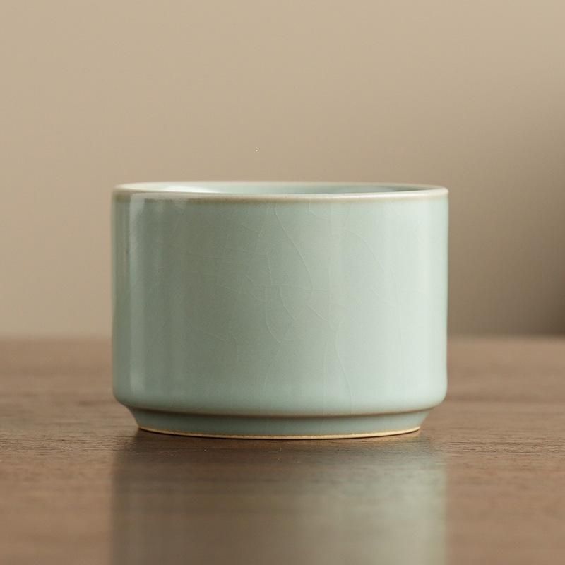 Ru Kiln Tea Cup & Bowl Gift Set for Home, Host, or Business Souvenir
