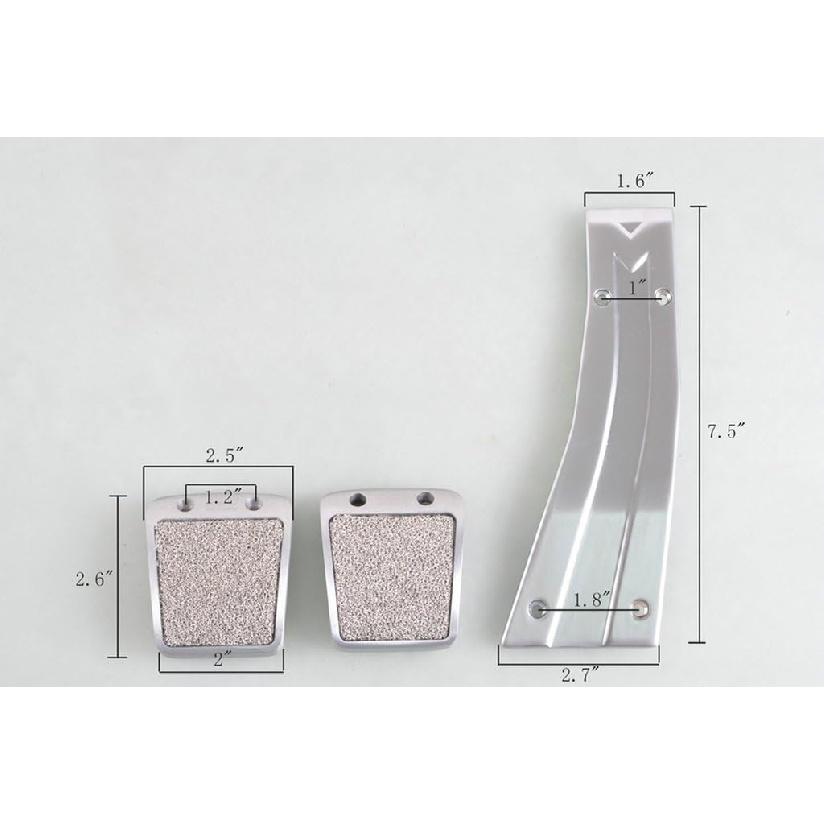 Sunny Car New MT Hole Foot Pedal Pad Brake Clutch for Honda Civic 2006-2011 07 08 09 10 11